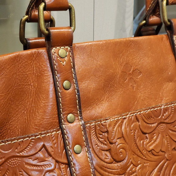 Patricia Nash Embossed Leather Handbag - Picture 7 of 13